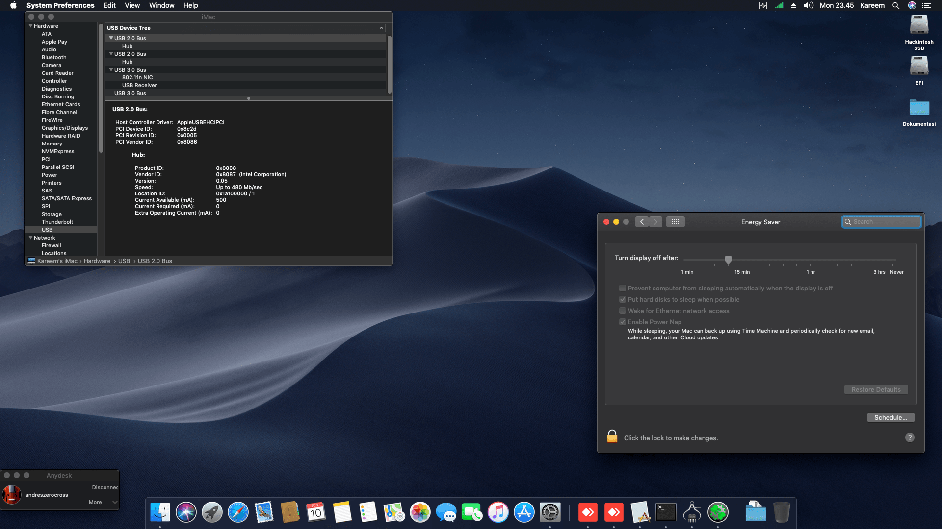 MSI H81I + Intel Core i7 4790 Mojave 3