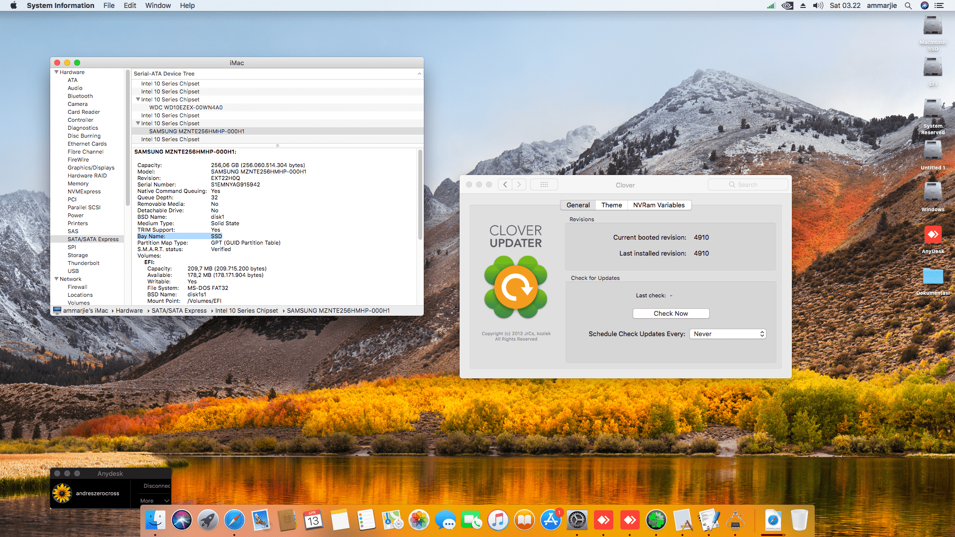 MSI Z170A Tomahawk + Intel Core i7 7700 + Zotac 1050Ti 6