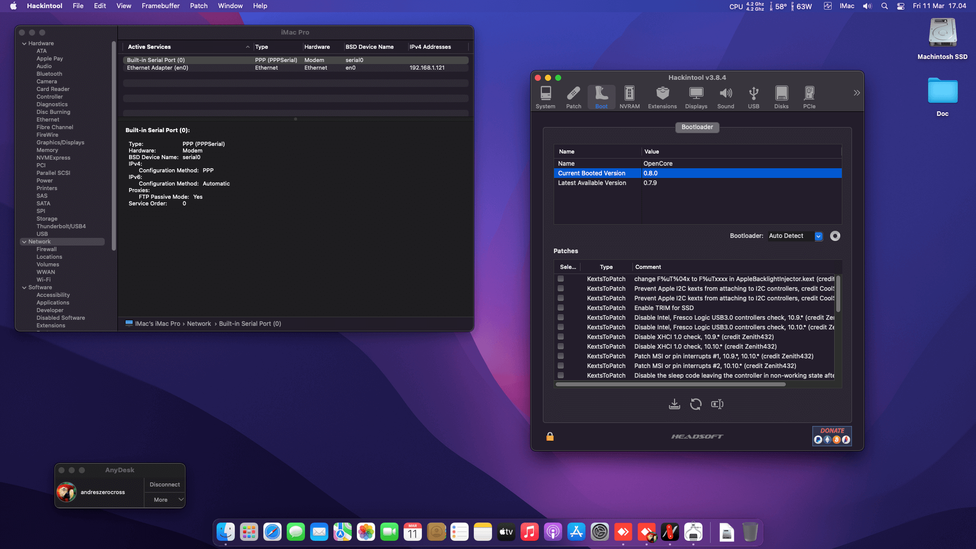 MSI A320M A PRO + AMD Ryzen 5 3600 + Vurrion RX 550   OpenCore 8
