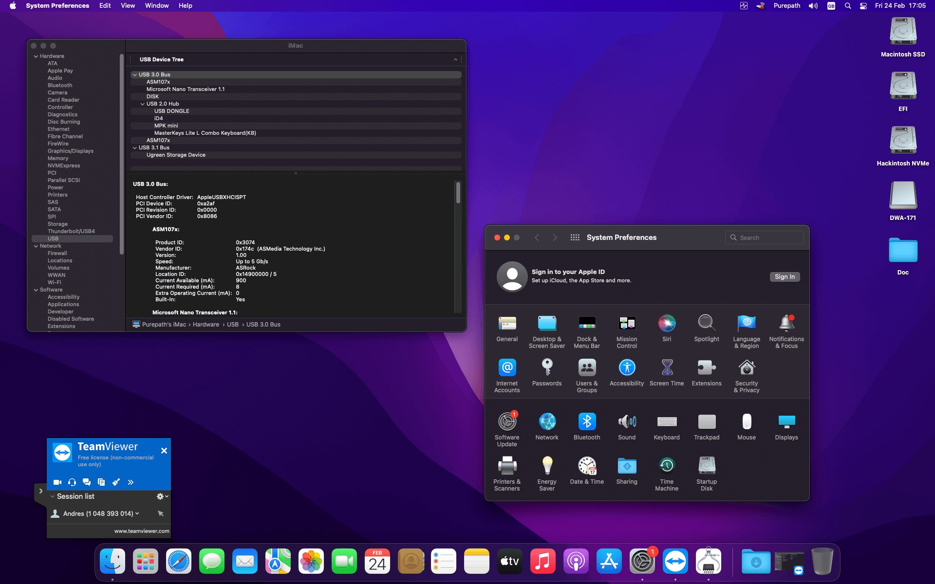 Asrock Z370 Extreme 4 + Intel Core i7 8700K + Sapphire Vega 56   OpenCore 3