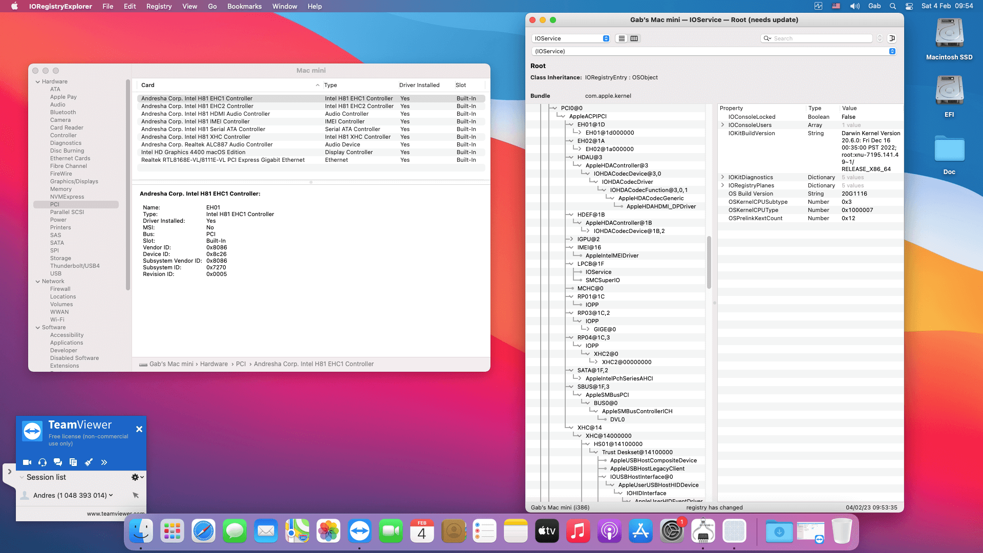 Gigabyte GA H81M D2V + Intel Core i3 4150   OpenCore 10