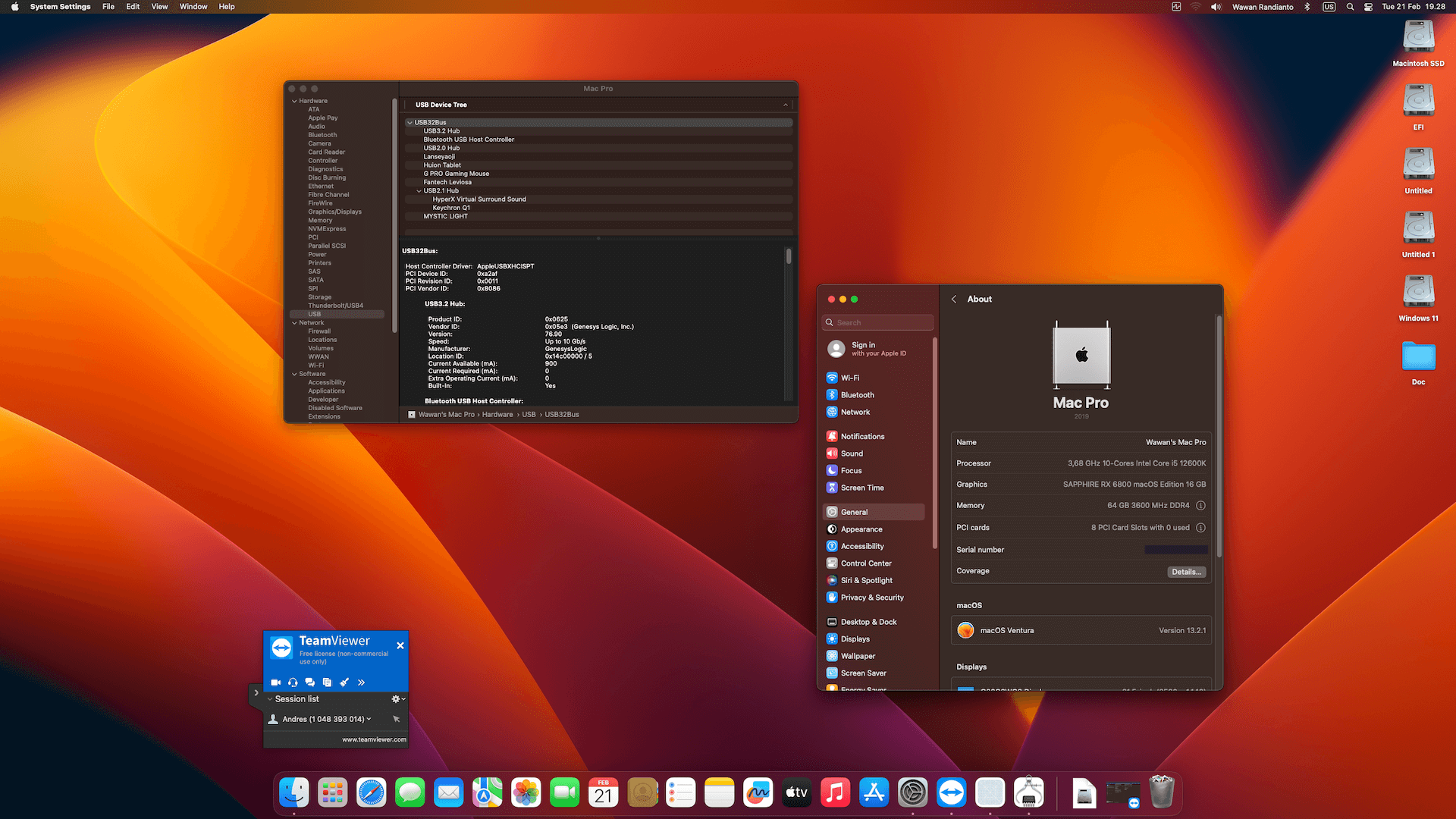 MSI MAG B660M Mortar Wifi DDR4 + Intel Core i5 12600K + Sapphire RX 6800   OpenCore 3