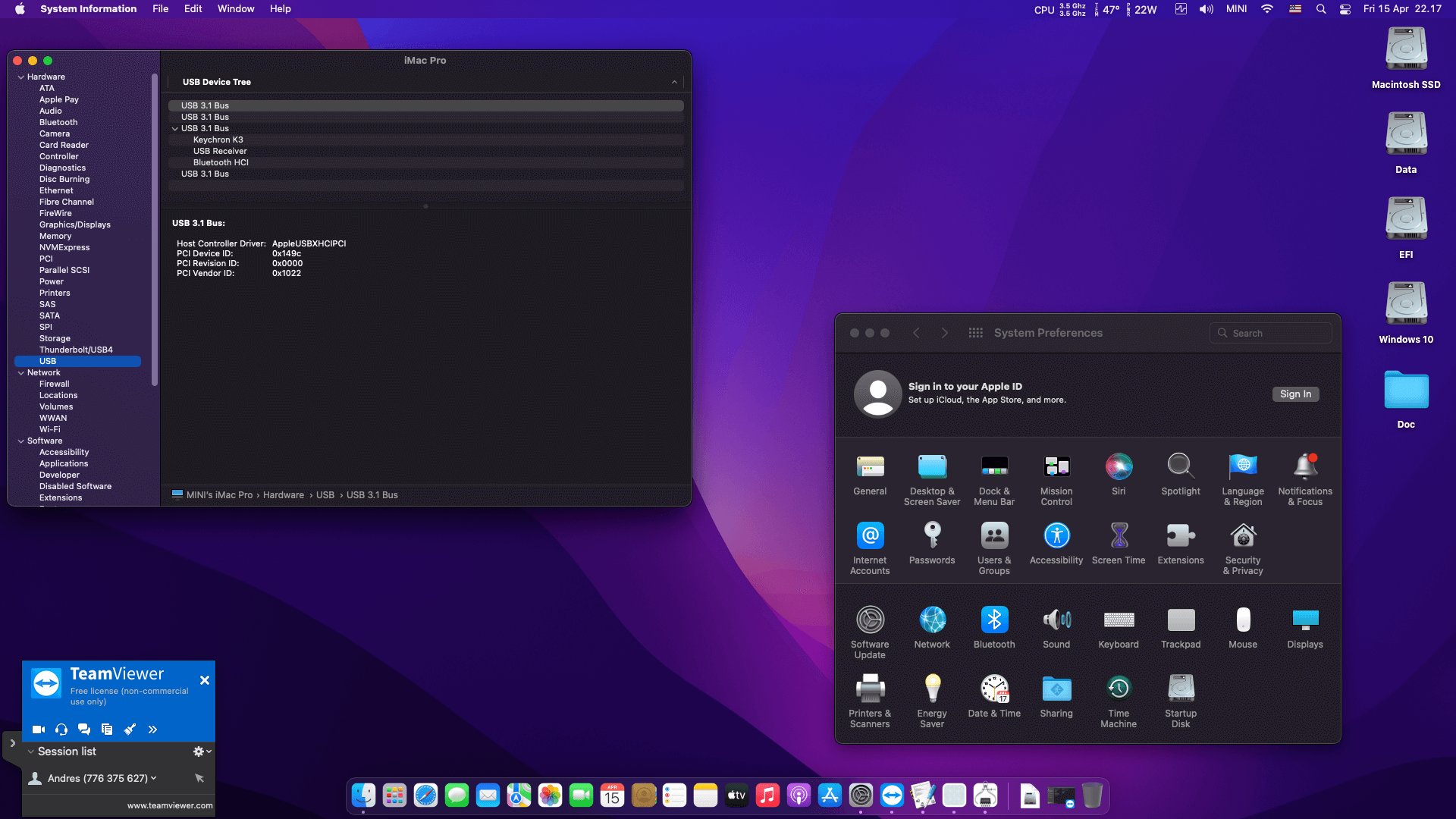 Asrock X570 Phantom Gaming ITX:TB3 + AMD Ryzen 9 3950X + Asus RX 6600XT   OpenCore 3