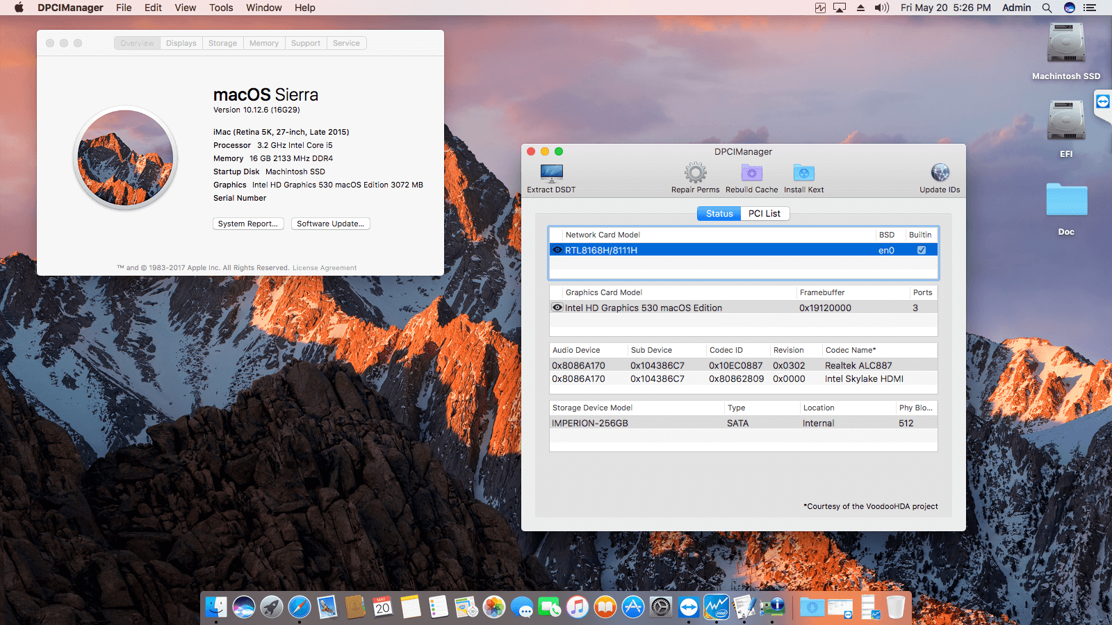 Asus H110M E:M.2 + Intel Core i5 6500 OpenCore 1
