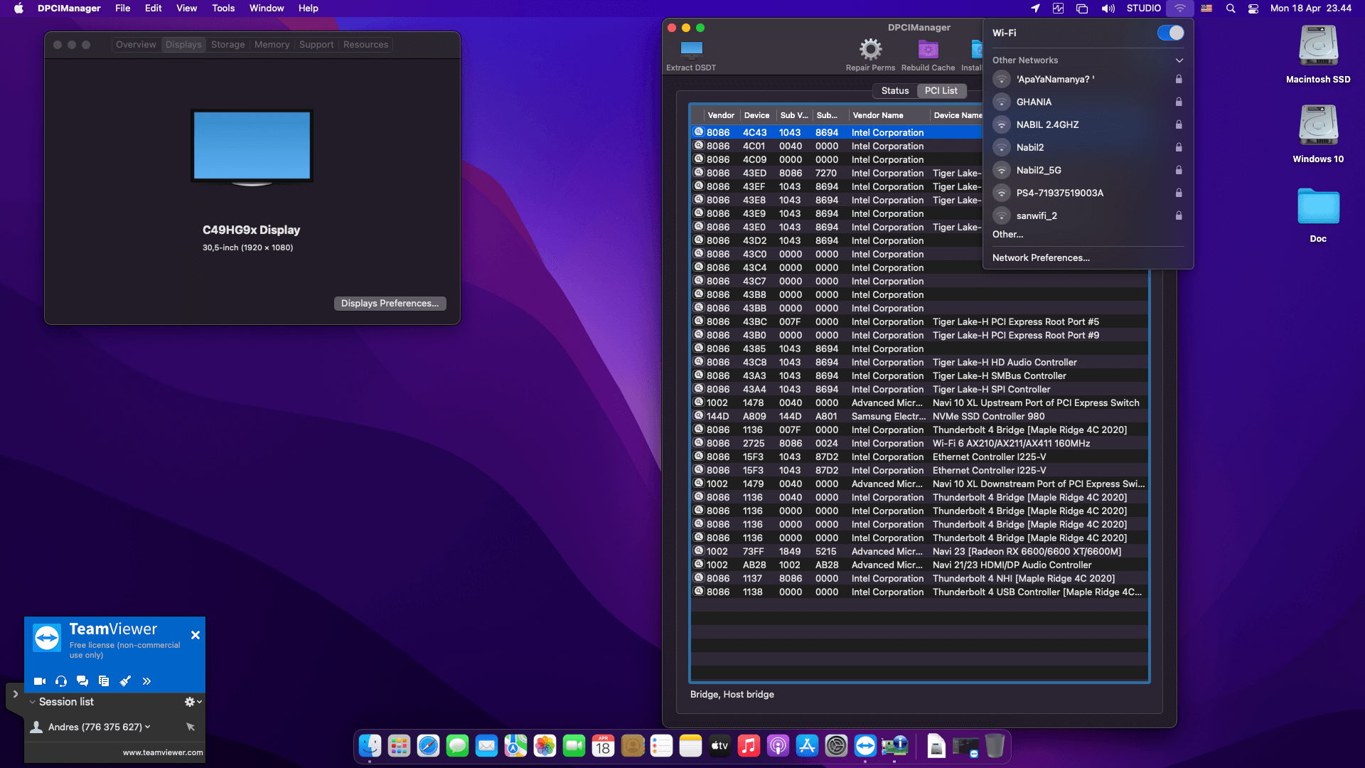 Asus Maximus Hero XIII + Intel Core i9 11900KF + Asrock RX 6600 XT   OpenCore 2