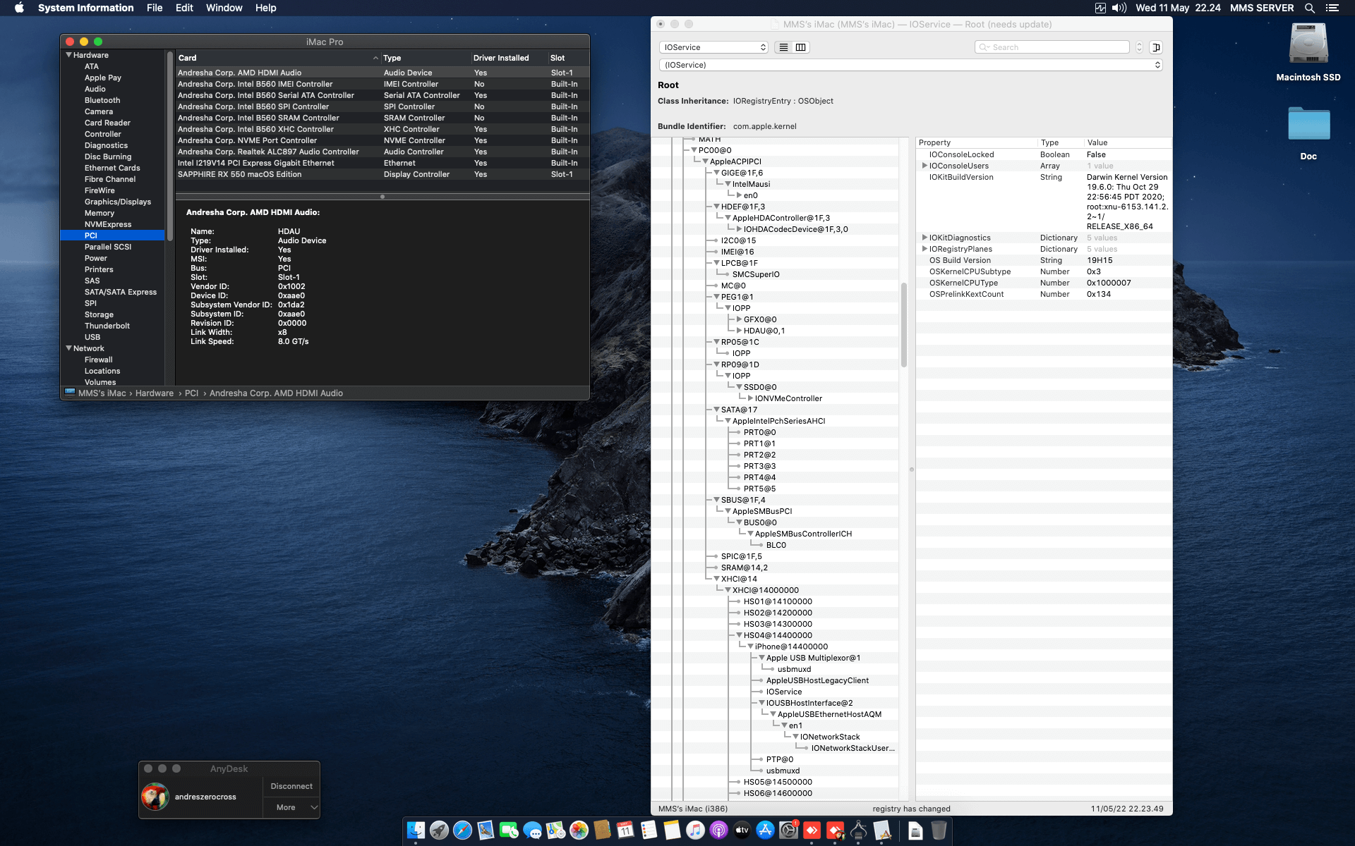 Asus Prime B560M A + Intel Core i7 10700 + Sapphire RX 550   OpenCore 9