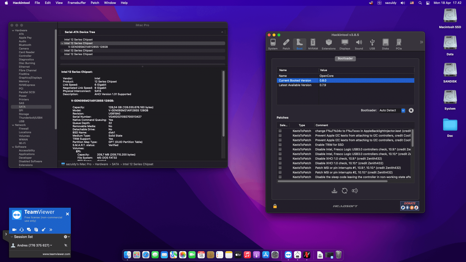 Asus Prime H510M E + Intel Core i5 10400F + Sapphire RX 550   OpenCore 8