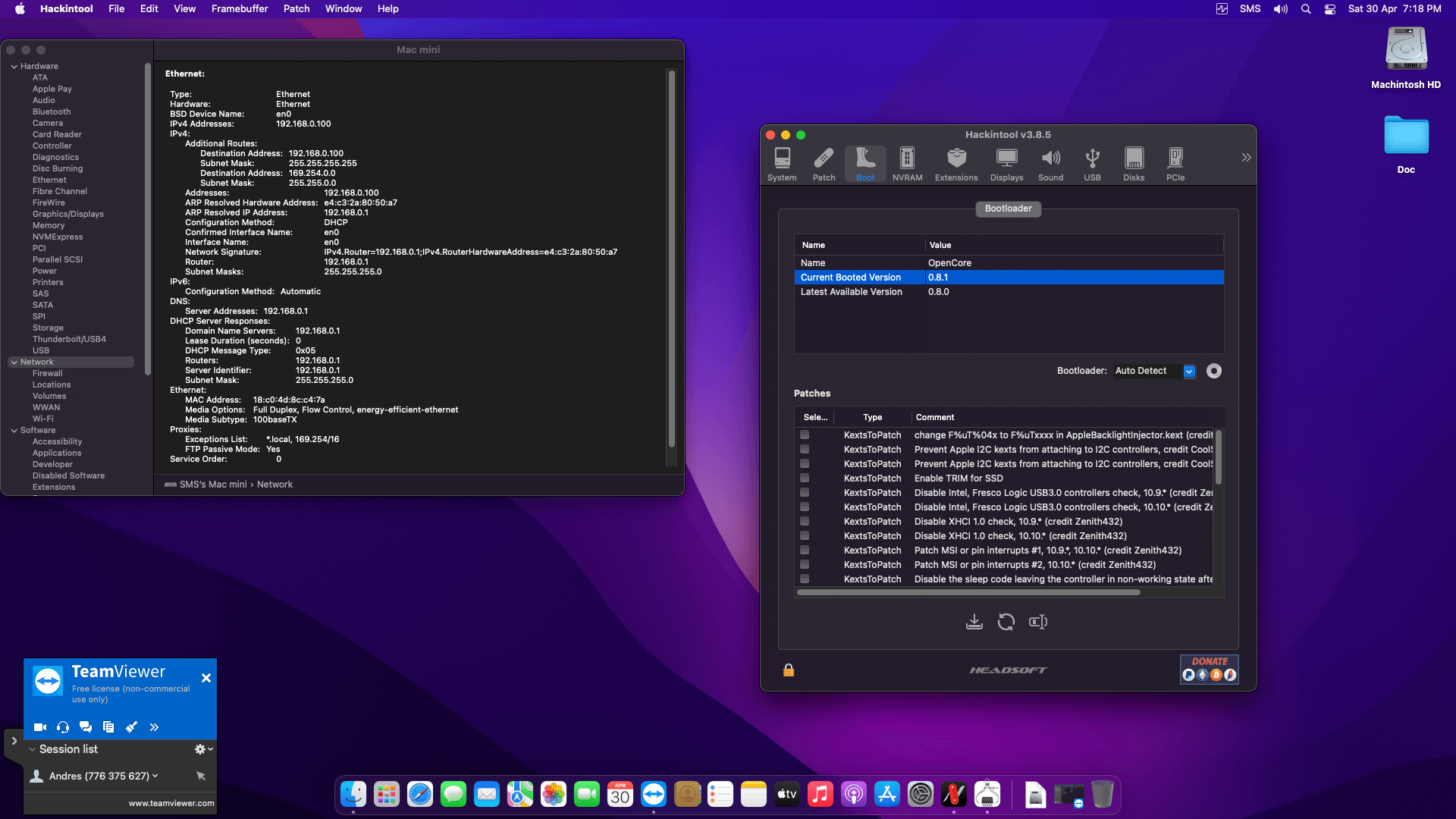Gigabyte H470M DS3H + Intel Core i5 10400   OpenCore 6