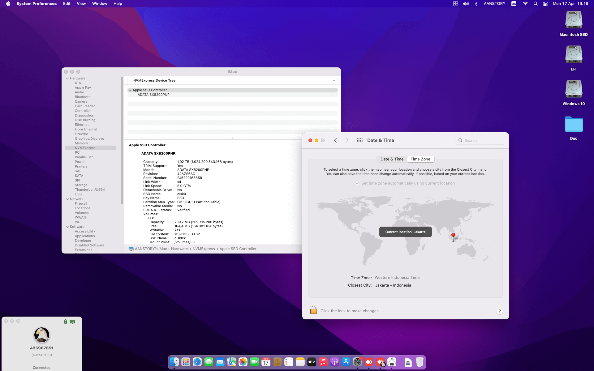 Gigabyte B360N Wifi + Intel Core i5 8600K + MSI RX 5500 XT 2nd   OpenCore 6