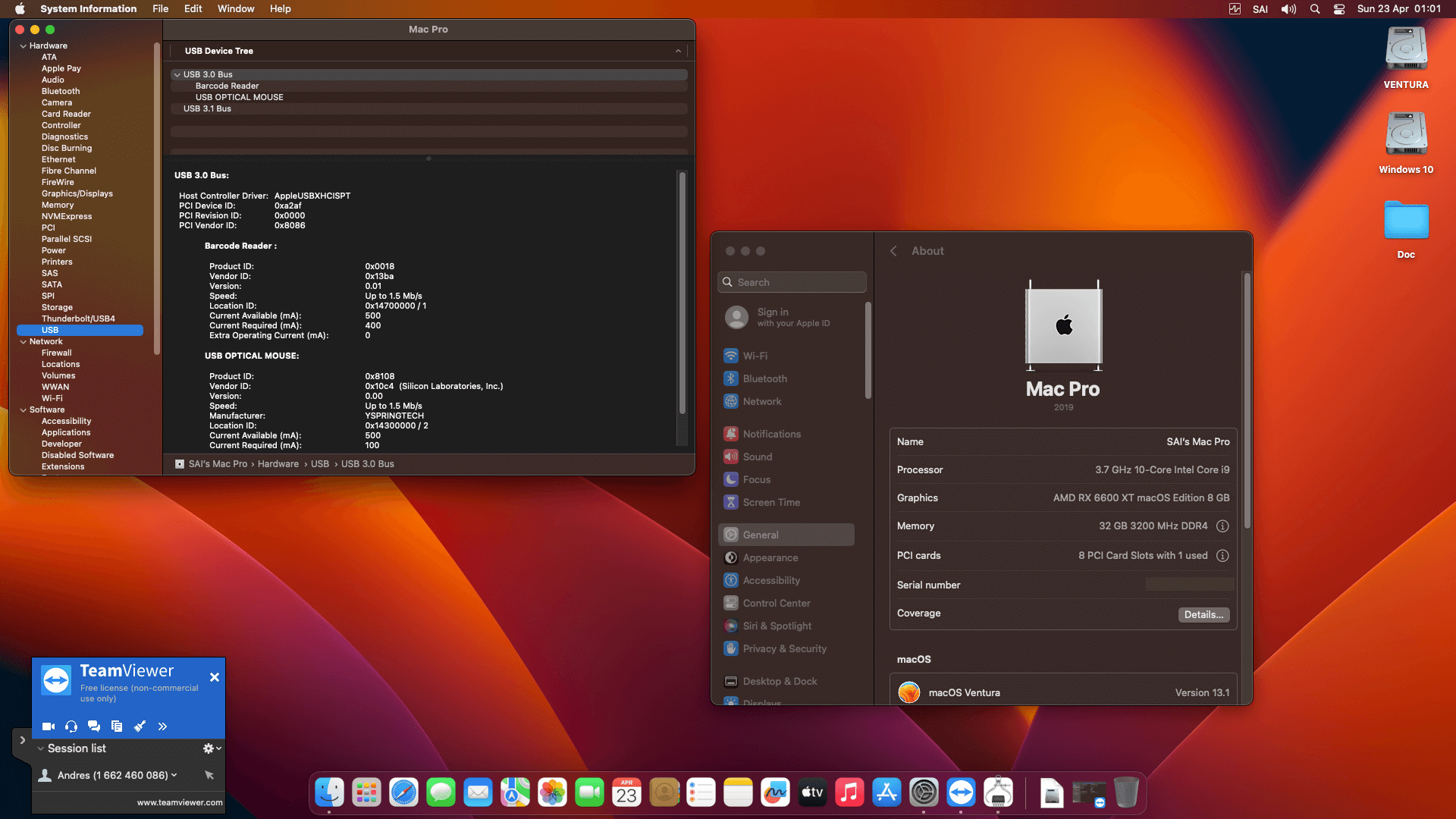 Gigabyte X299 WU8 + Intel Core i9 10900X + OEM AMD RX 6600 XT OpenCore 3