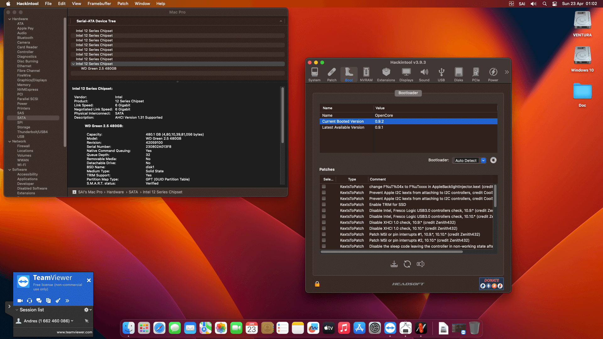 Gigabyte X299 WU8 + Intel Core i9 10900X + OEM AMD RX 6600 XT OpenCore 8