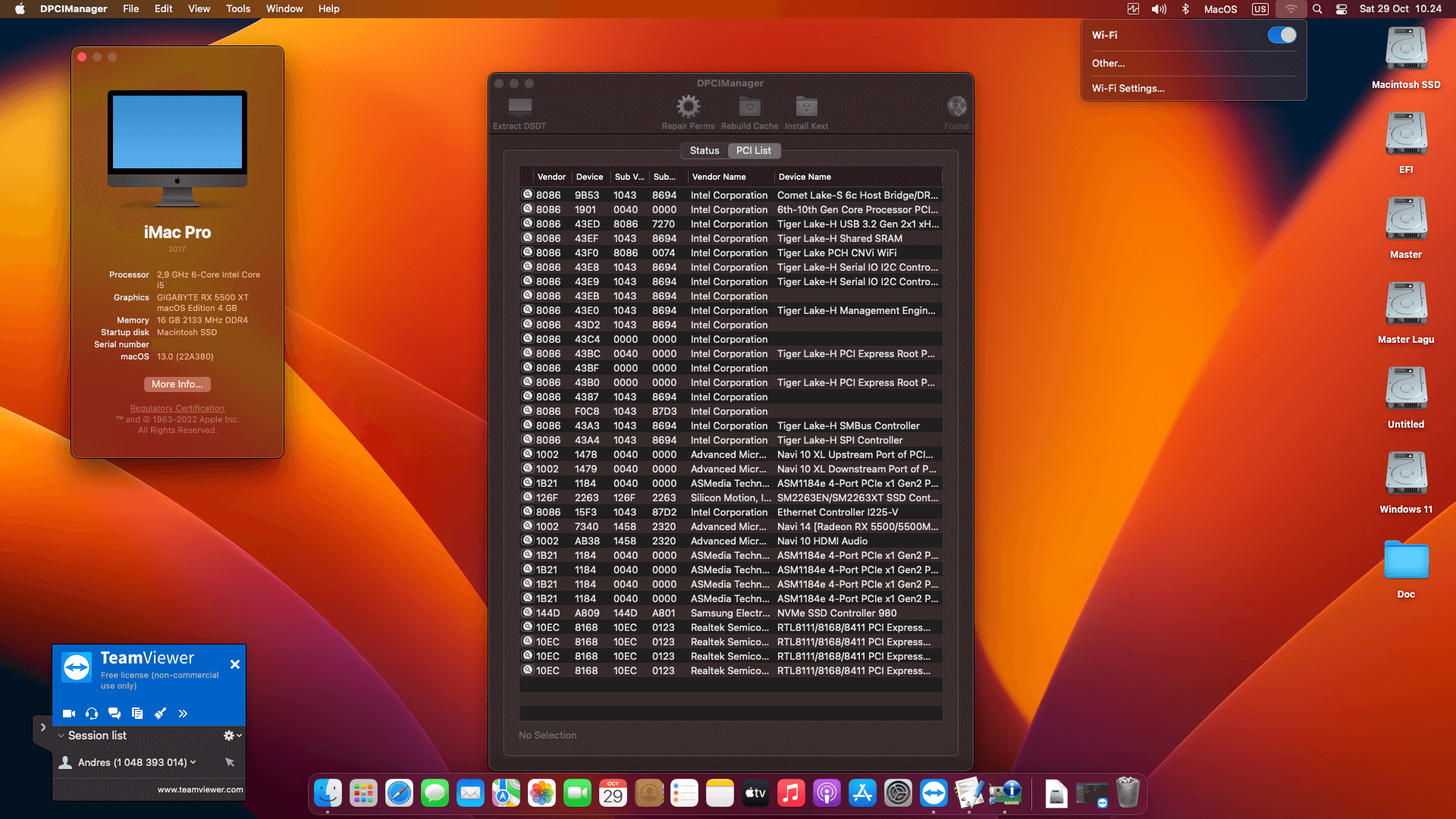 Asus ROG Strix B560 F Gaming Wifi + Intel Core i5 10400F + Gigabyte RX 5500 XT 4th   OpenCore 2
