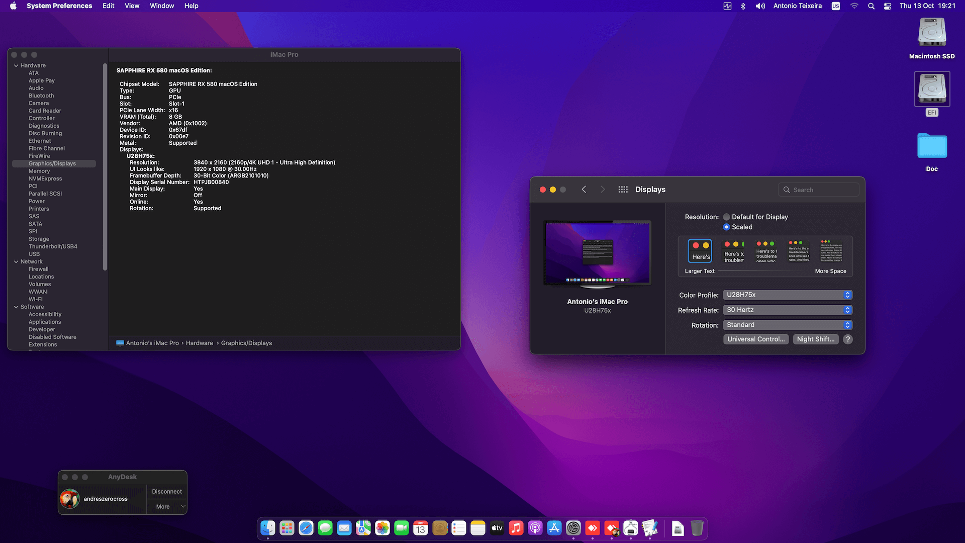 Asus Rampage V Extreme:U3.1 + Intel Xeon E5 2650 V3 + Sapphire RX 580   OpenCore 4