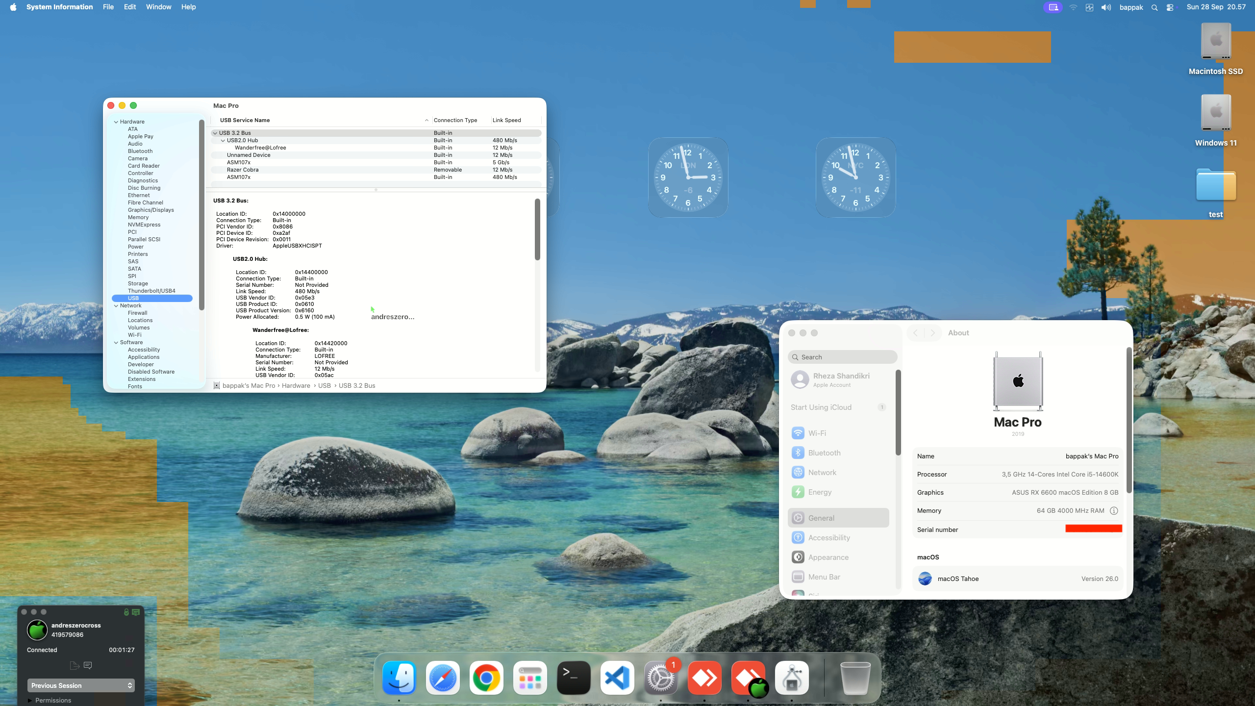 Asrock B760M Steel Legend Wifi + Intel Core i5 14600K + Asus RX 6600 3rd   OpenCore 1