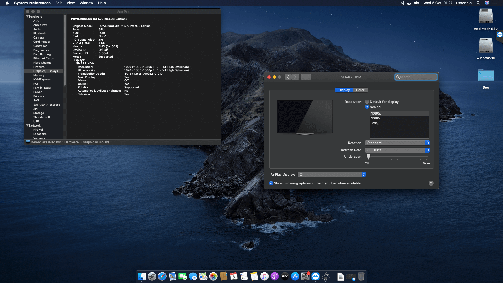 Gigabyte B560M DS3H V2 + Intel Core i5 10400F + PowerColor RX 570   OpenCore 4