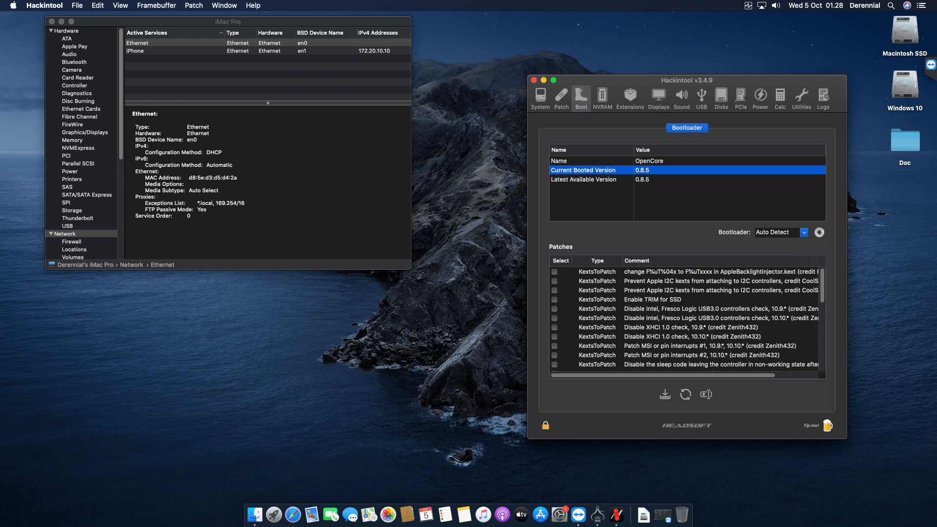 Gigabyte B560M DS3H V2 + Intel Core i5 10400F + PowerColor RX 570   OpenCore 8