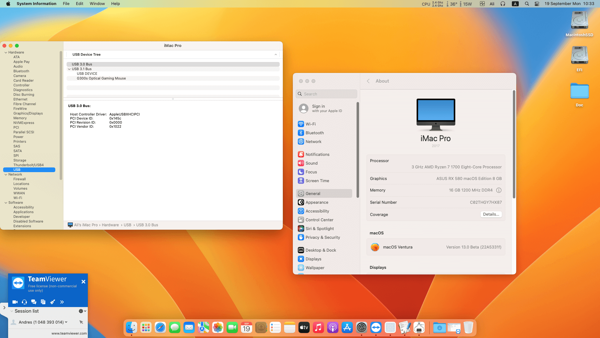 MSI B350M Gaming Pro + AMD Ryzen 7 1700 + Asus RX 580   OpenCore 3