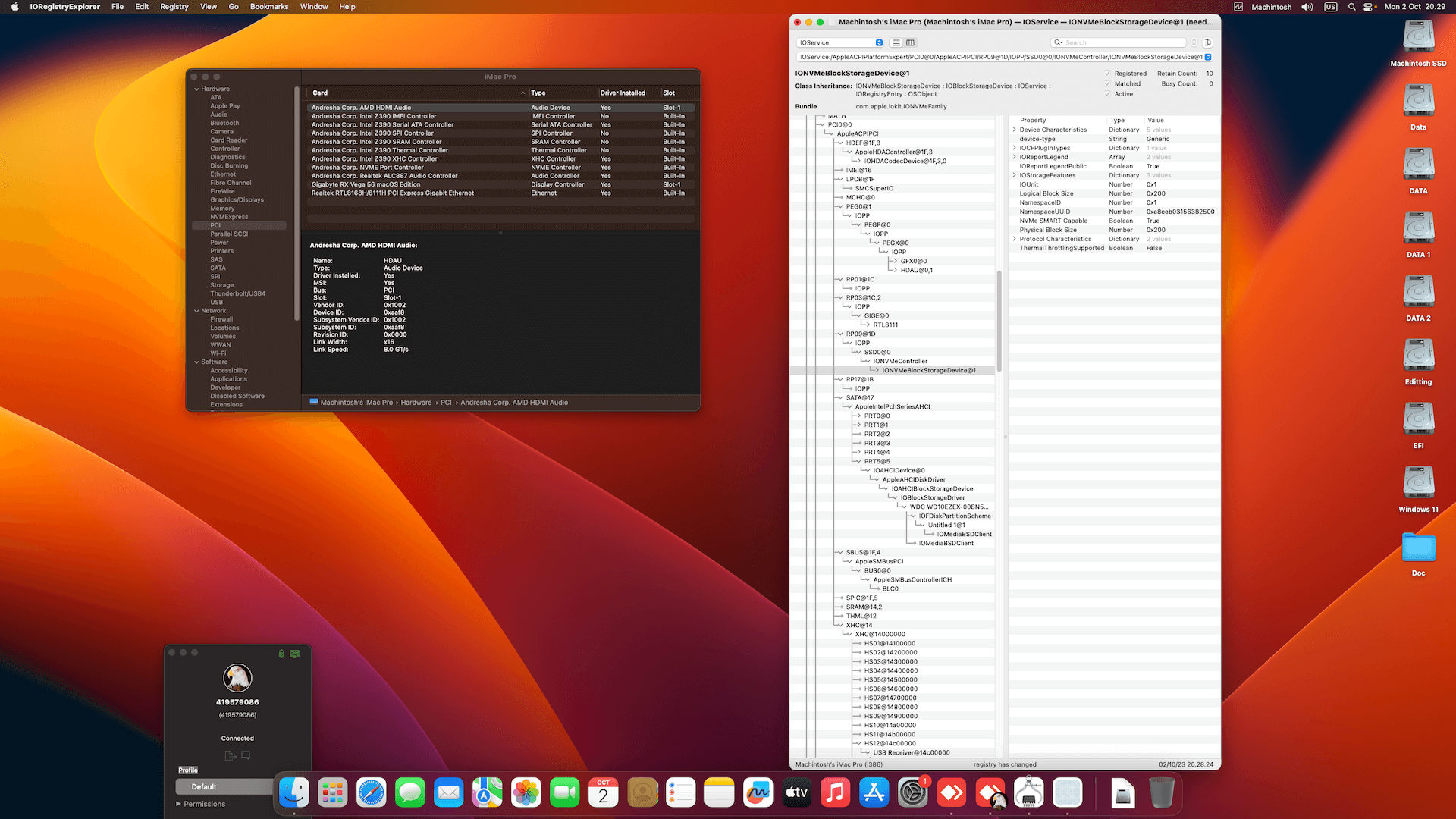 Gigabyte Z390 UD + Intel Core i5 9600K + Gigabyte Vega 56 2nd OpenCore 1
