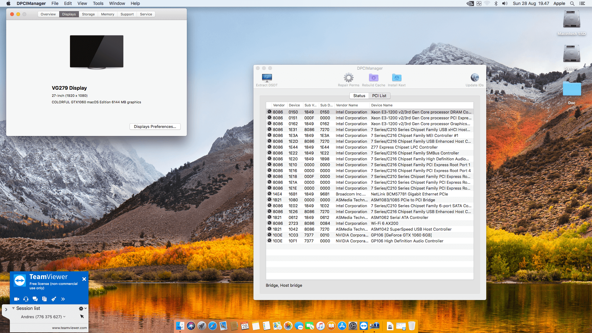 Asrock Z77 Extreme 4 + Intel Core i5 3570K + Colorful GTX 1060   OpenCore 2
