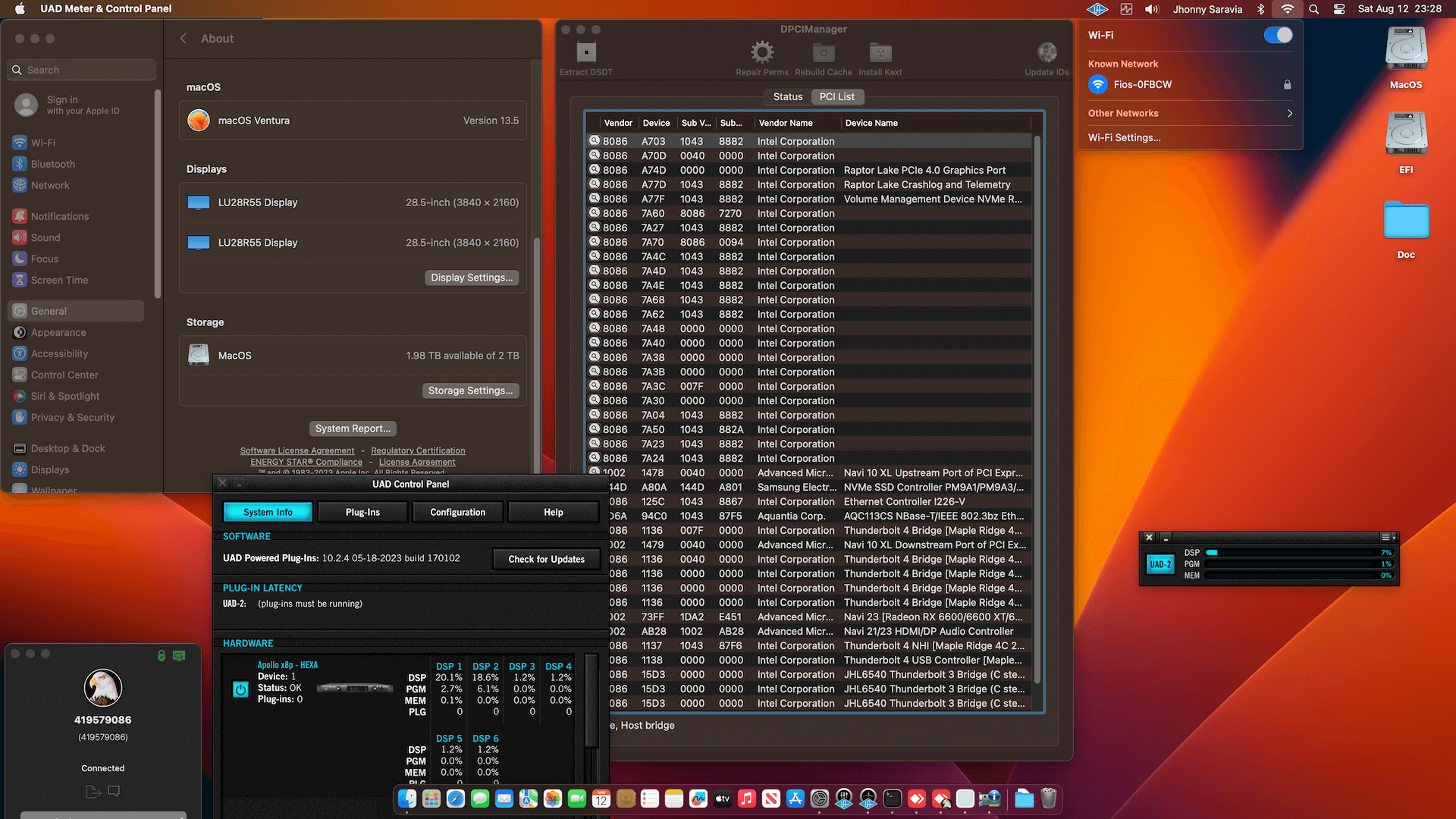 Asus ProArt Z790 Creator WiFi + Intel Core i7 13700K + Sapphire RX 6600   OpenCore 1