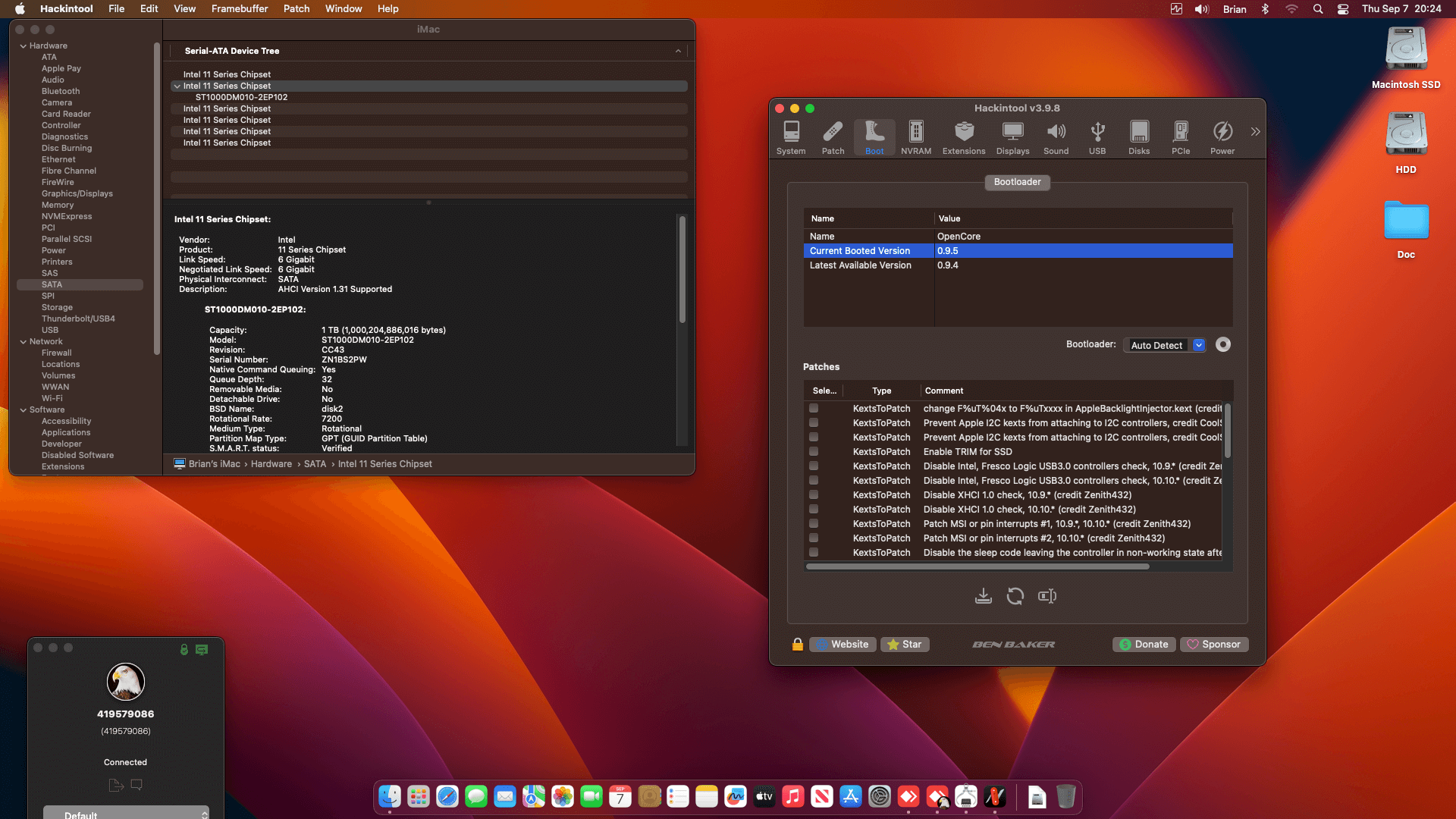 Asus ROG Strix Z370 E Gaming + Intel Core i5 8600K + Sapphire RX 580   OpenCore 1