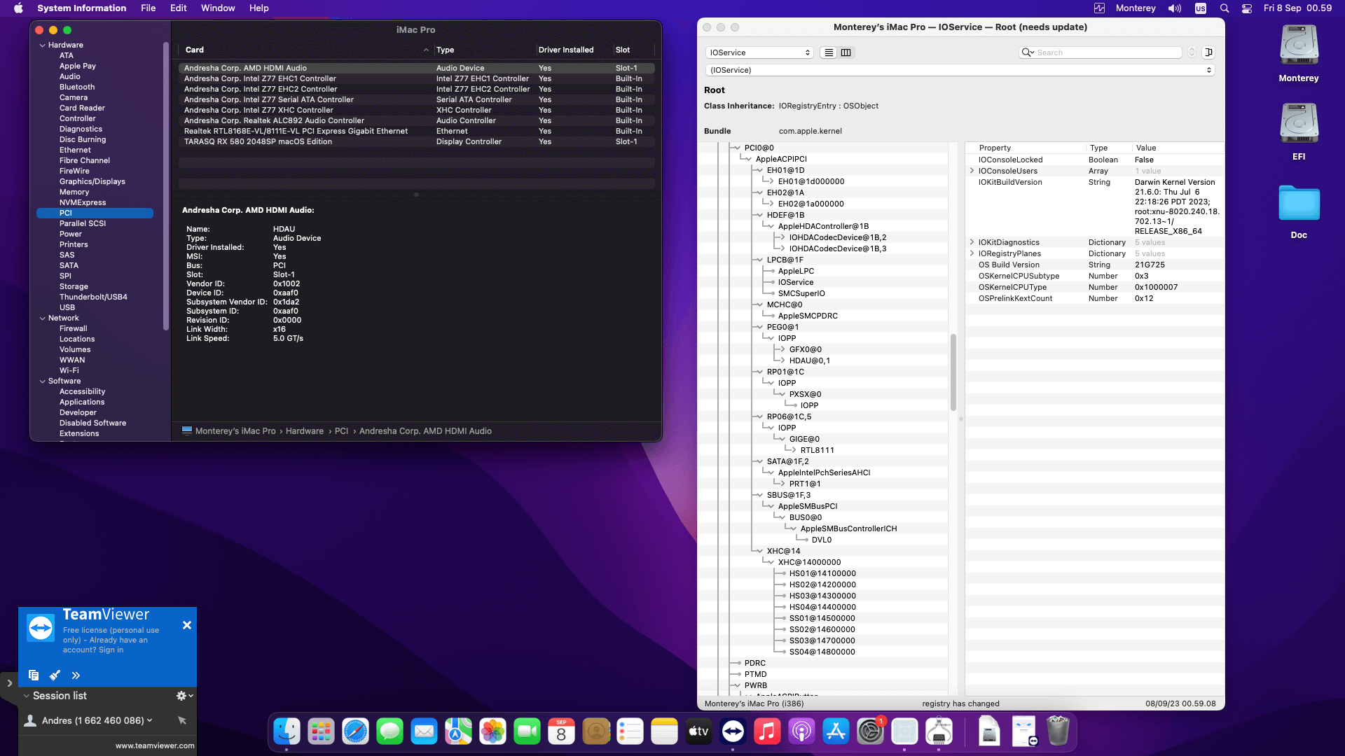 J&W JW Z77A ProX + Intel Core i3 2100 + Tarasq RX 580 2048SP   OpenCore 1